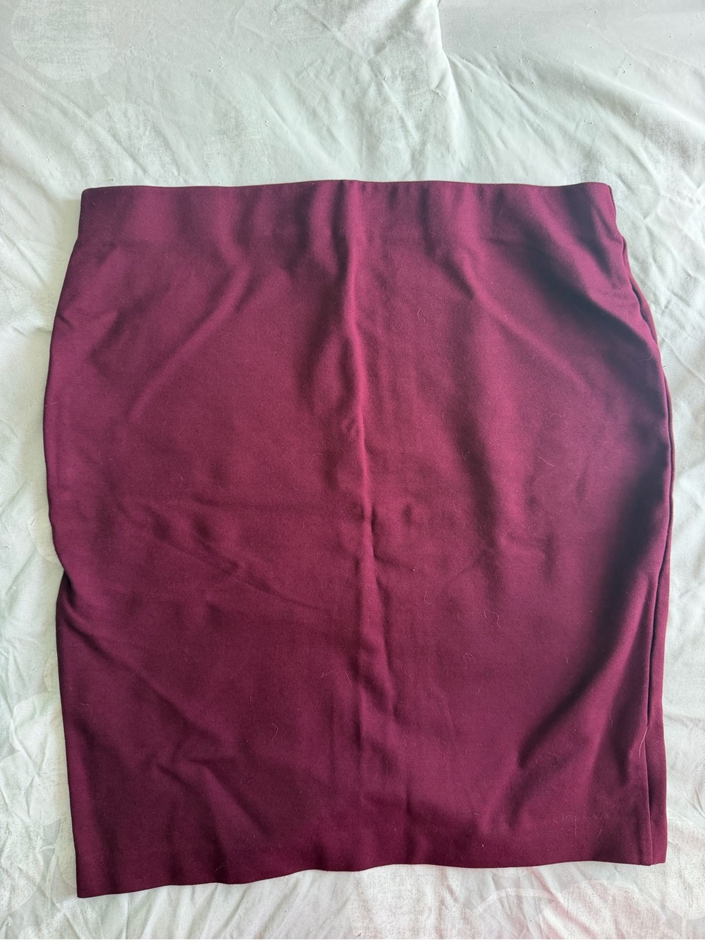 le chateau Plum Pencil Skirt - Streamlined Silhouette
